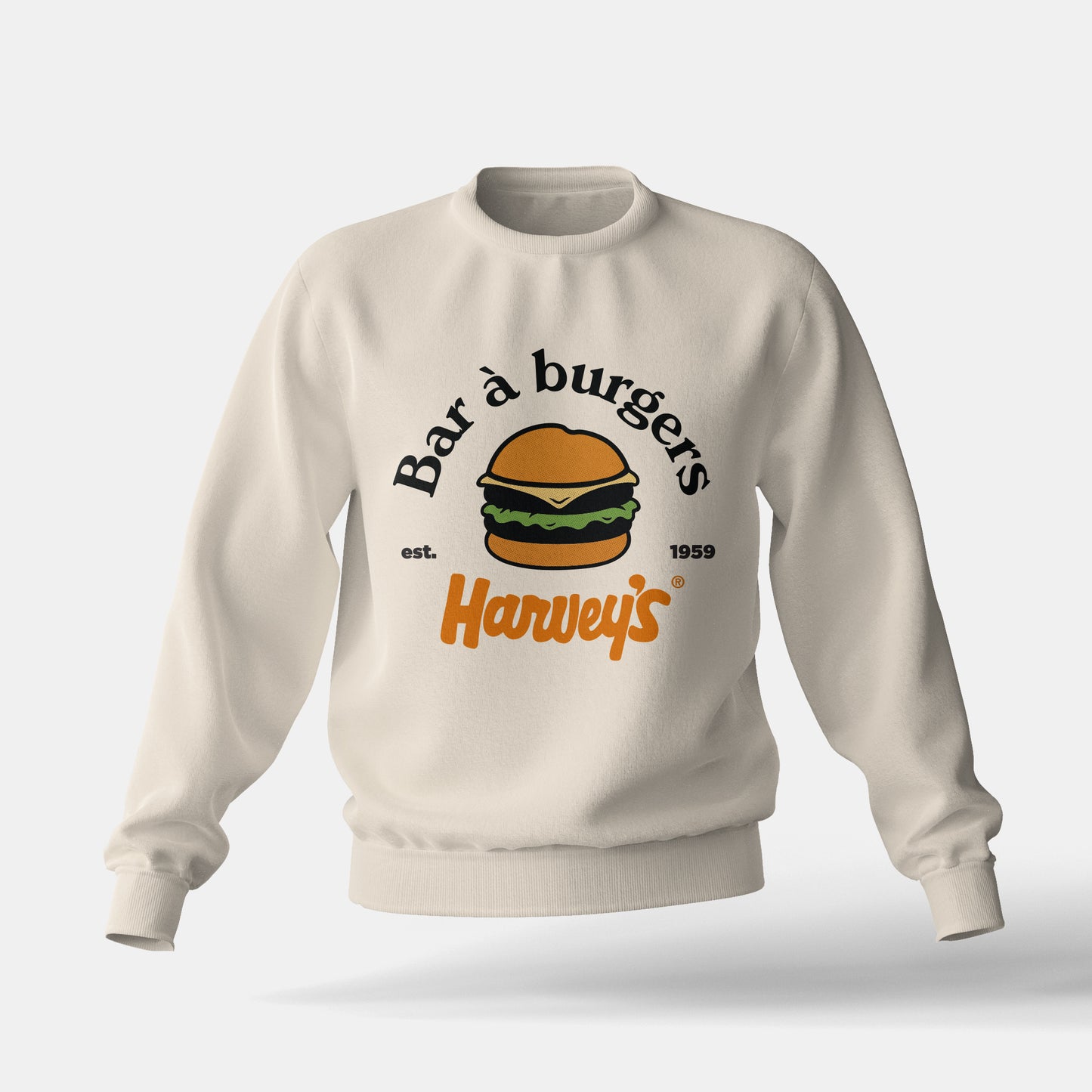 Sweatshirt à col rond Harvey’s Bar à burgers